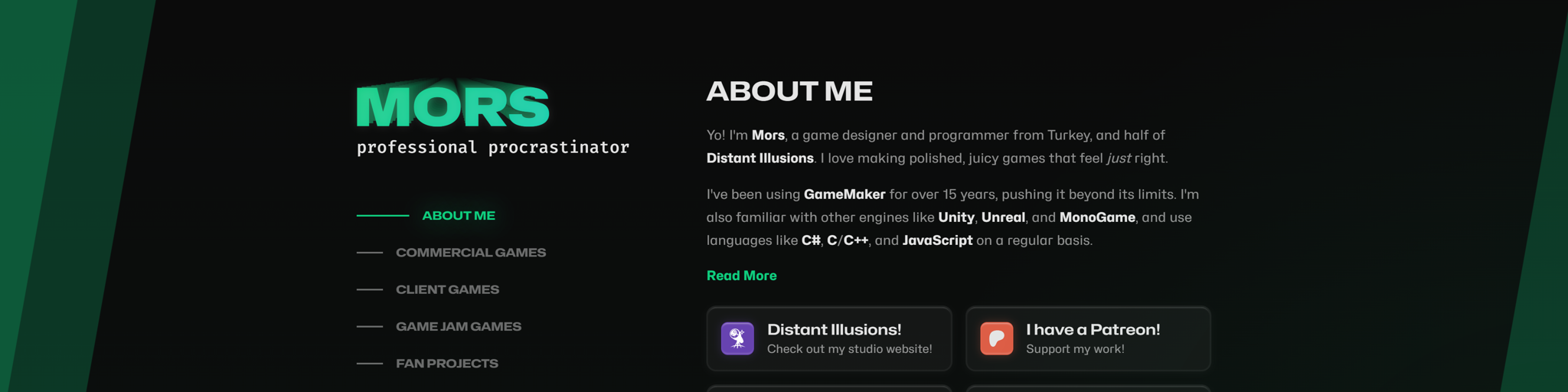 Mors Games Website website thumbnail